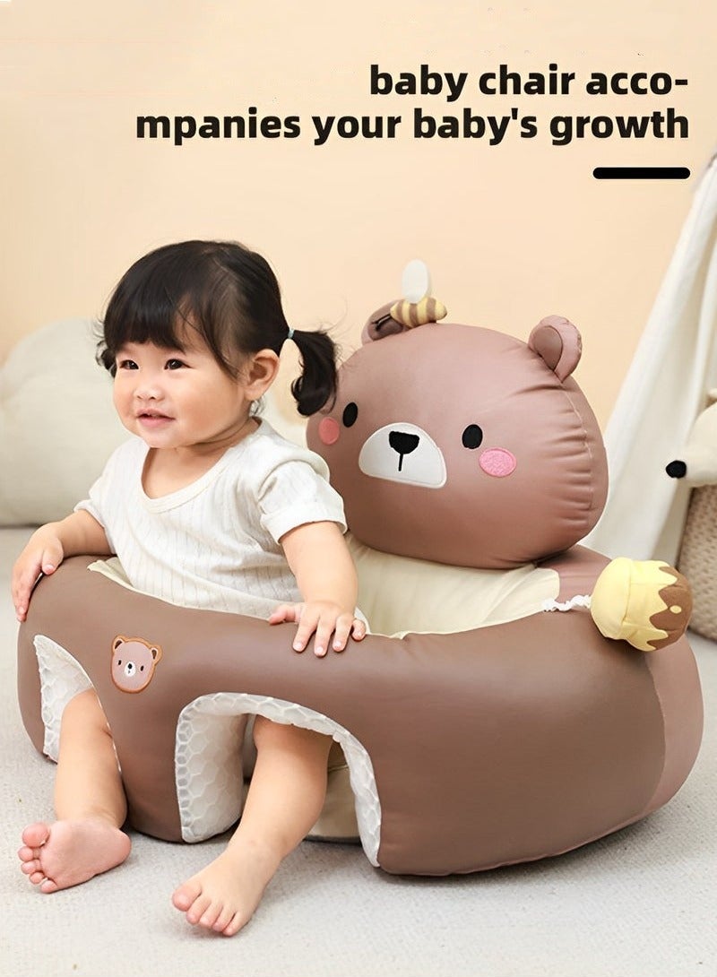 Baby Sitting Support Seat Sofa, Baby Sofa Learn Sitting Chair, Baby Sitting Chair, Infant Sit-up Sofa, Infant Floor Seat With Back Support, Toddler Activity and Feeding Seat, Gift for Kids Boy Girl - Image 3